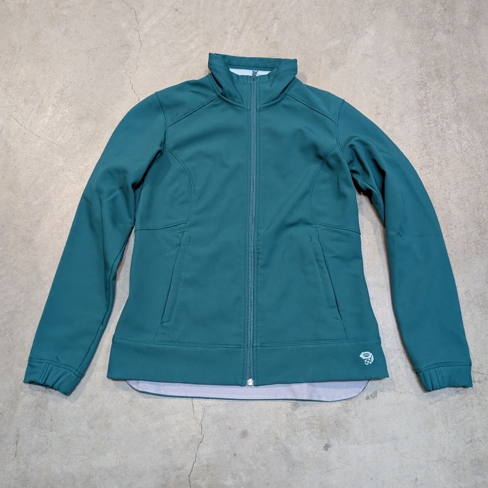 Mountain Hardwear Teal Full-Zip Ski Jacket